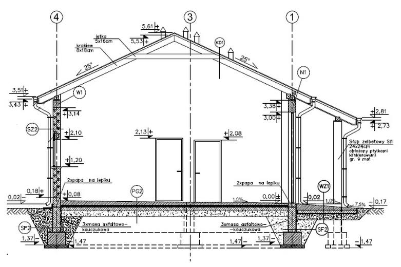 Budynek garażowo-magazynowy z pom. pomocniczymi GMC38