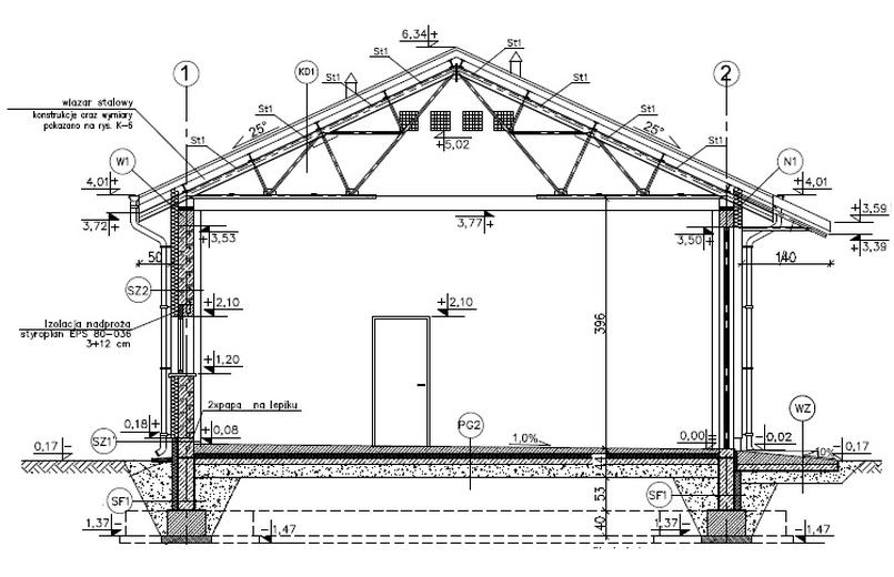 Budynek garażowo-magazynowy z pom. pomocniczymi GMC39