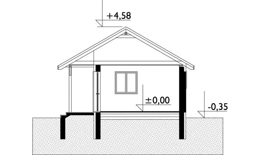 Garaż M1 (z częścią gospodarczą)