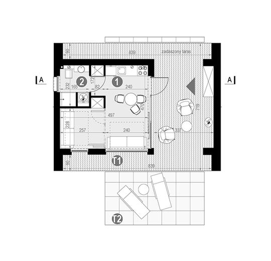 HOMEKONCEPT 84 DL (letniskowy)