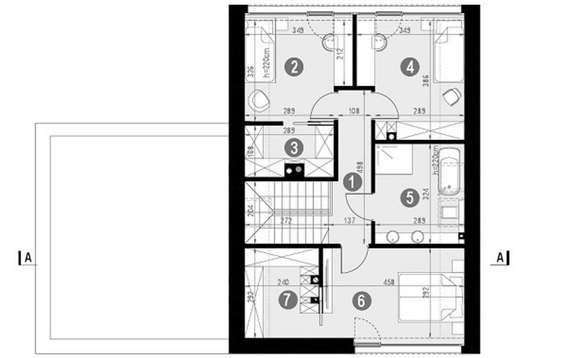 HomeKONCEPT-100 wariant 2  (dwulokalowy)