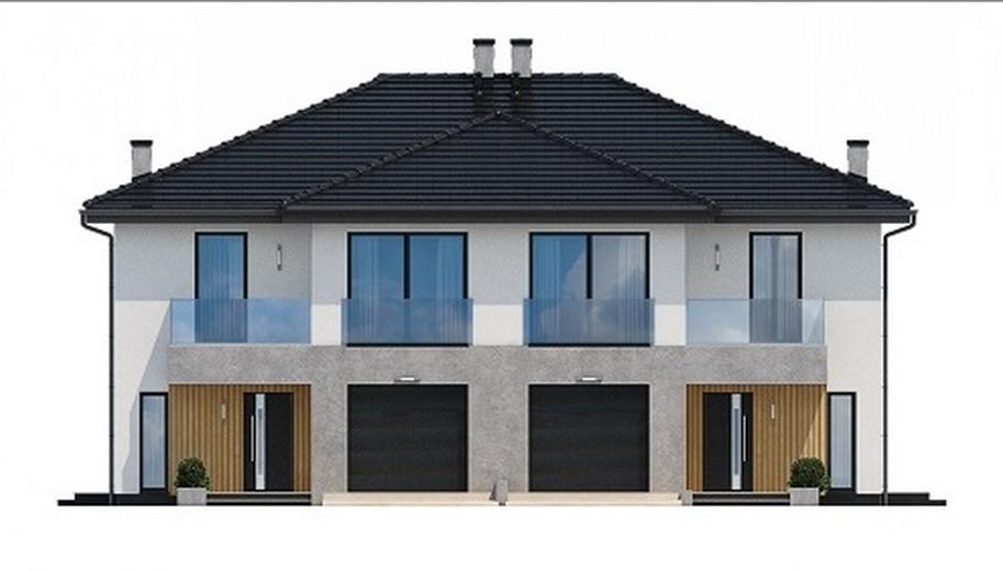 projekt domu Ka123 war.1 Projekt domu Ka123 war.1 (dwulokalowy ...