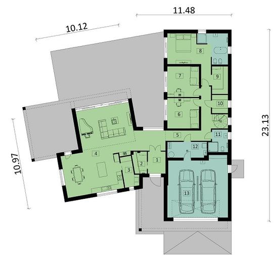 Projekt domu Ka141 M