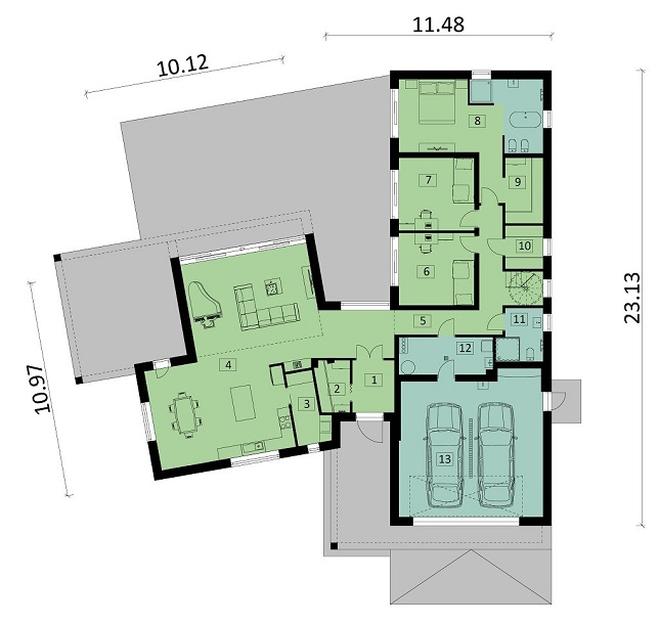 Projekt domu Ka141 M