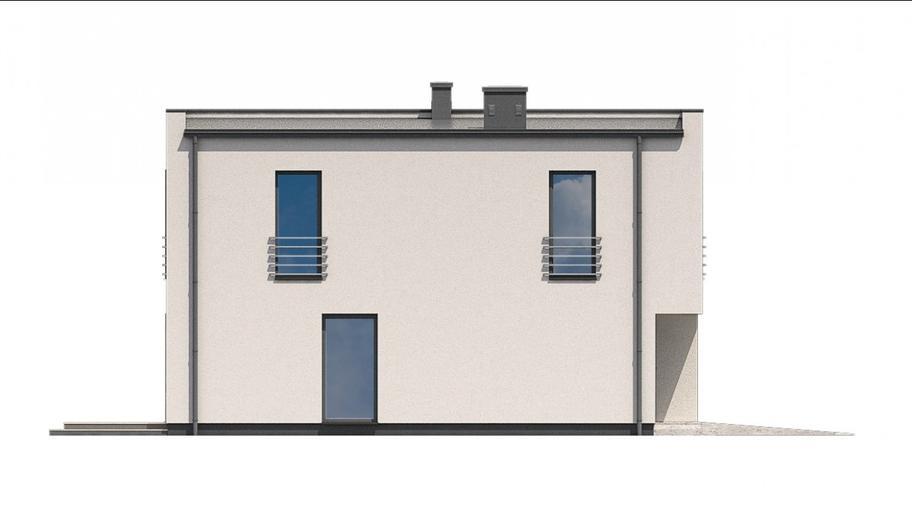 Projekt domu Ka154 (dwulokalowy / bliźniak)