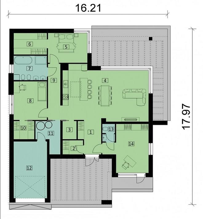 Projekt domu Ka229 T