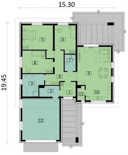 Projekt domu Ka22 Sz