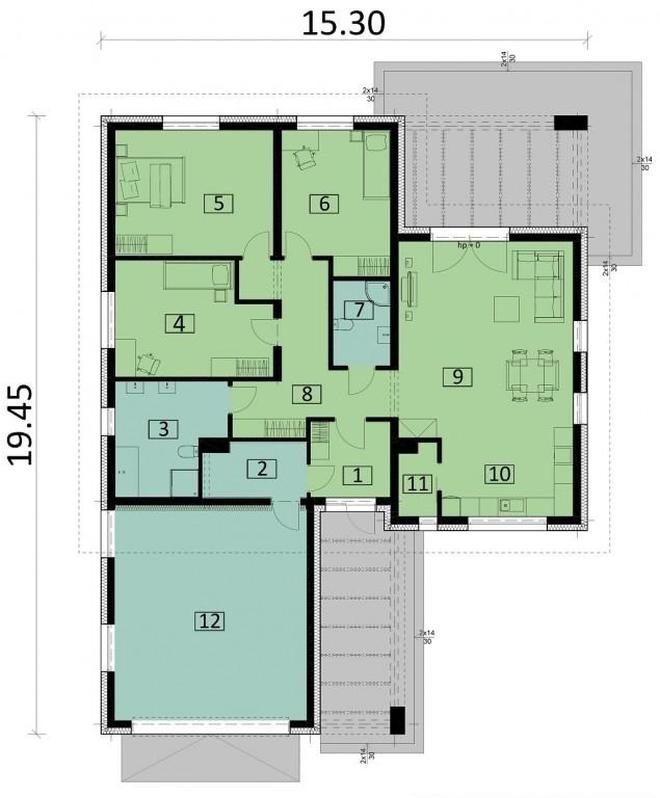 Projekt domu Ka22 Sz