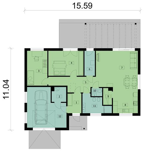 Projekt domu Ka30 Sz