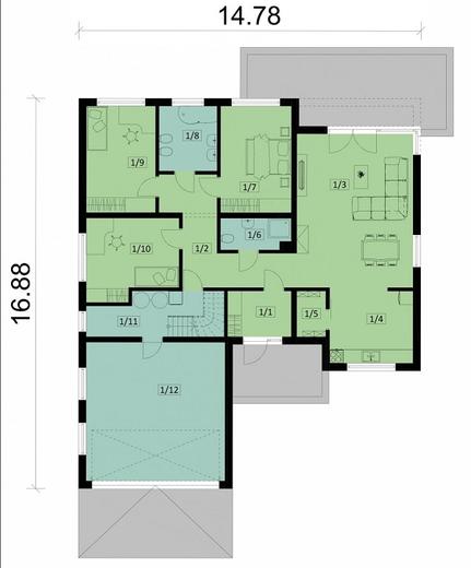 Projekt domu Ka50 Sz