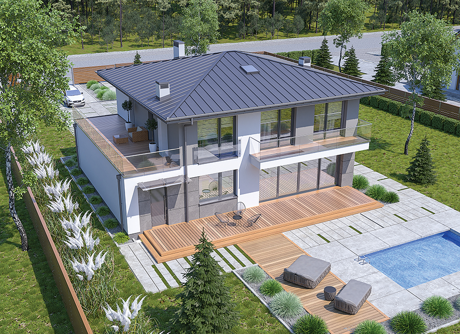 Projekt domu Murator Szczęśliwy - wariant III