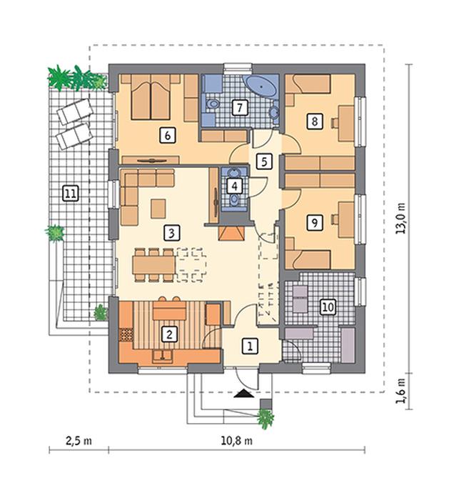 Dopasowany - wariant II (aranżacja 1)
