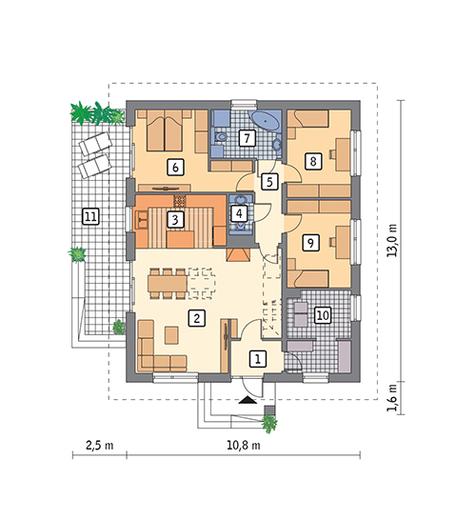 Dopasowany - wariant III (aranżacja 1)
