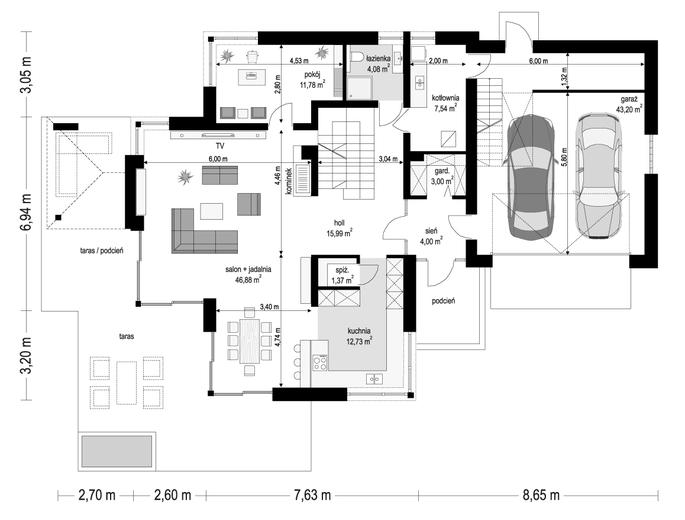 Dom z Widokiem 3 wariant G