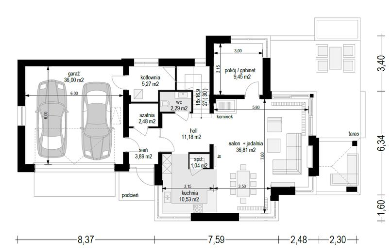Dom z Widokiem 5 wariant B