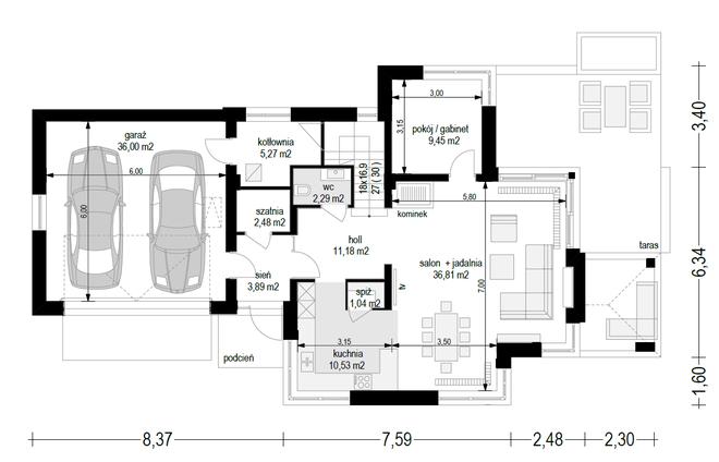 Dom z Widokiem 5 wariant B