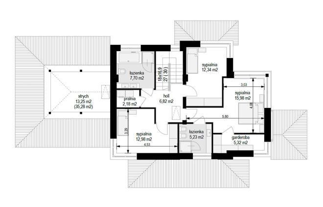 Dom z Widokiem 5 wariant B