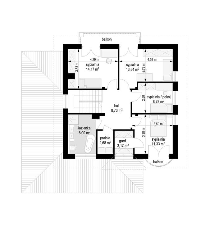 Willa diamentowa wariant B