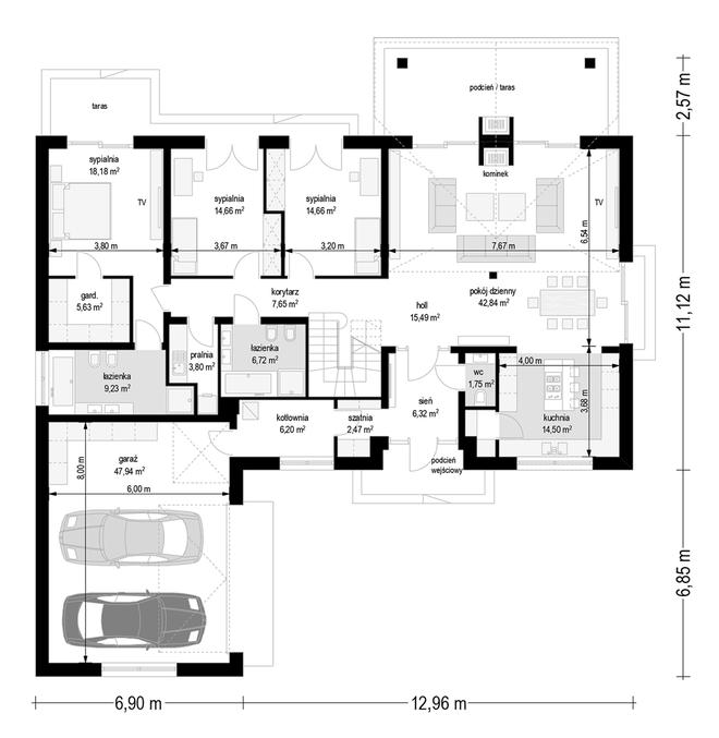 Willa Parkowa 4 wariant B