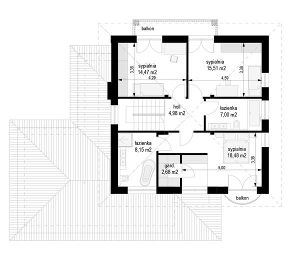 Willa diamentowa wariant D