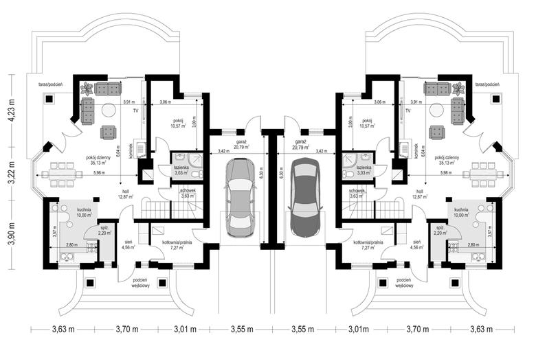 Dom na medal - bliźniak