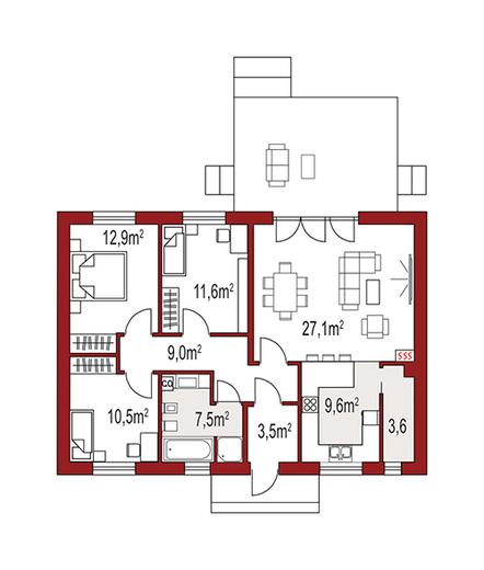 Nina 2A 37 strop monolityczny