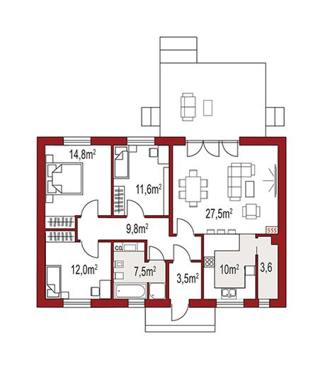 Nina 2A Plus strop monolityczny