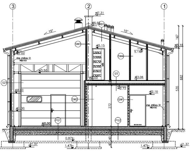 Magazyn (w konstrukcji stalowej) z częścią socjalno-biurową PMC21St