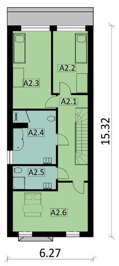 Projekt domu Ka13 S (segment)
