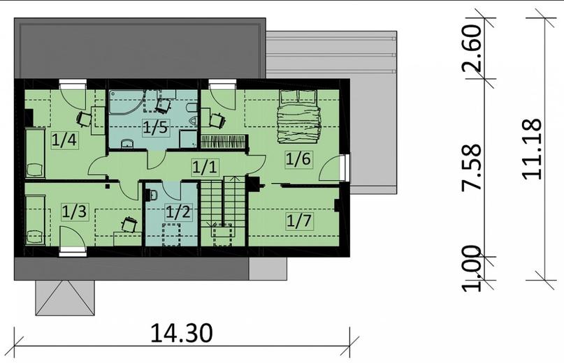 Projekt domu Ka103 T