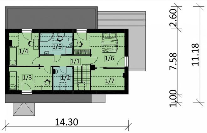 Projekt domu Ka103 T