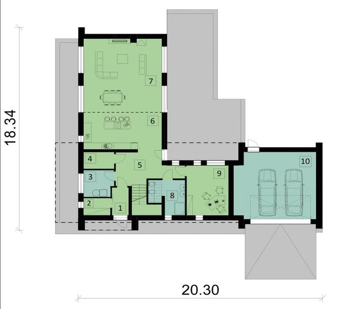 Projekt domu Ka100 M