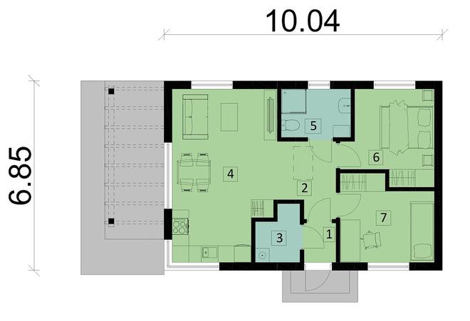 Projekt domu Ka131 Sz