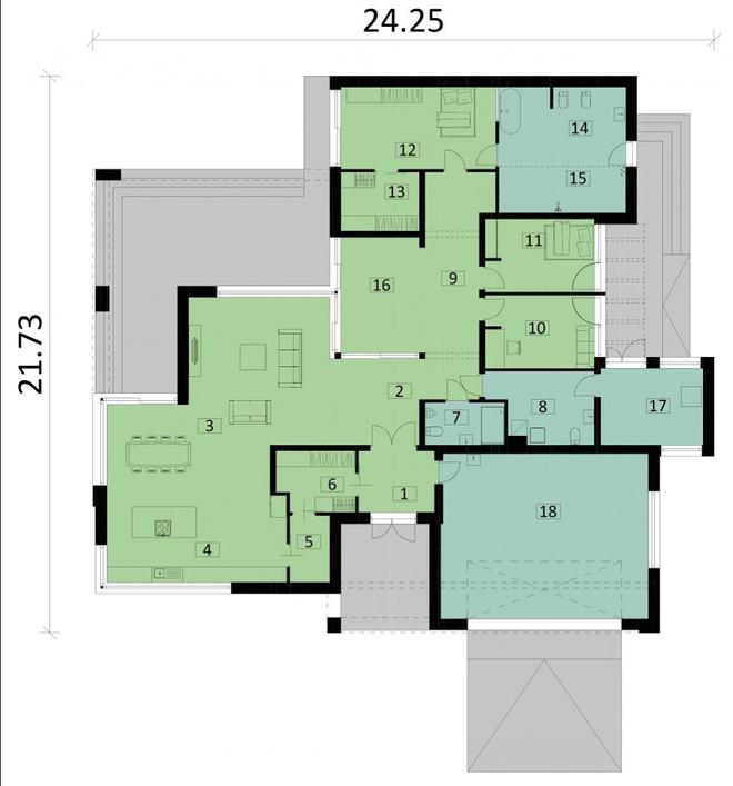 Projekt domu Ka130 M
