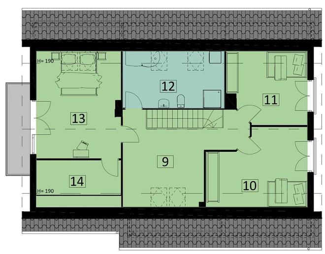 Projekt domu Ka42 Sz