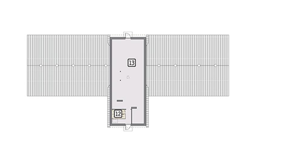 Stajnia dla 21 koni z poddaszem gospodarczym S11a