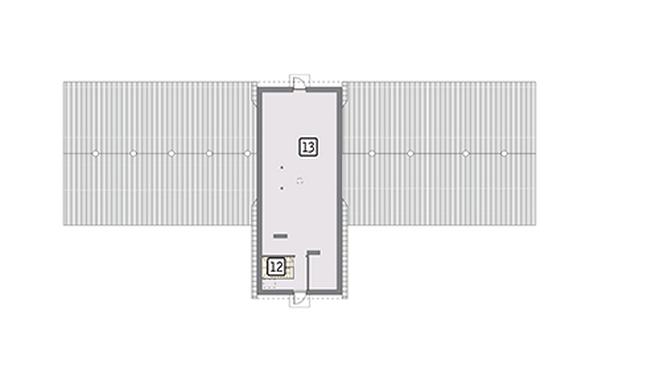 Stajnia dla 21 koni z poddaszem gospodarczym S11a