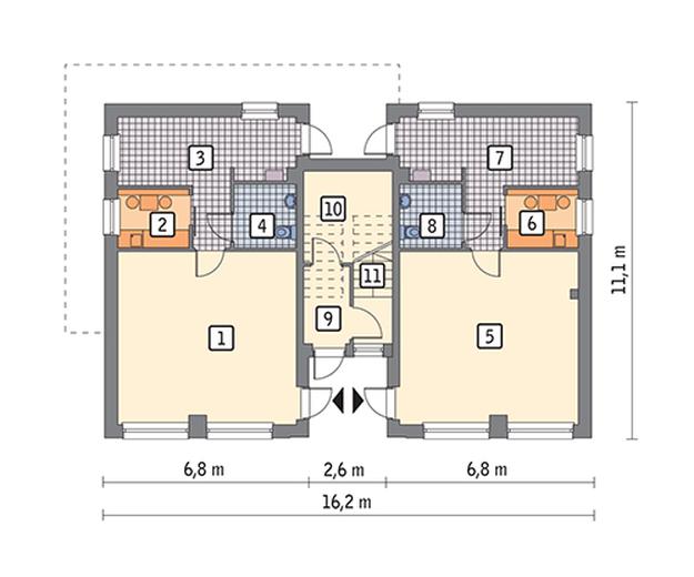 Budynek usługowy z częścią mieszkalną U15b