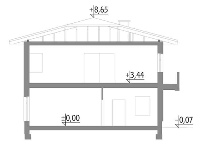 Budynek usługowy z częścią mieszkalną U15b