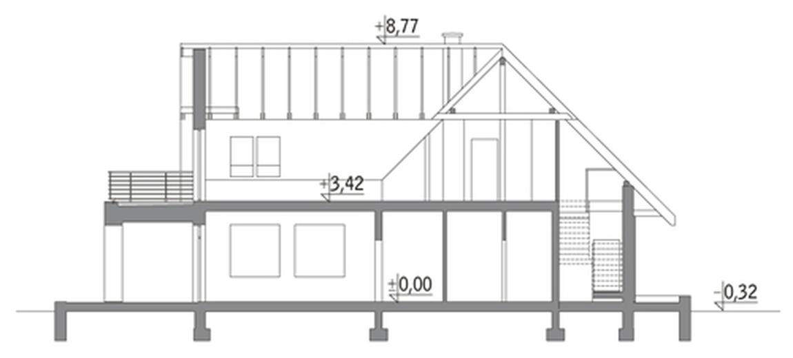 Budynek usługowy z częścią mieszkalną (punkt opieki przedszkolnej) U25