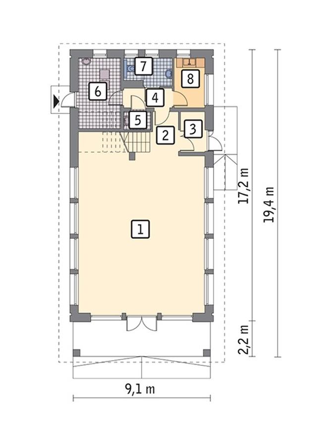 Budynek usługowy U28