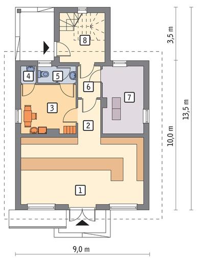 Budynek usługowy z częścią mieszkalną UC01c