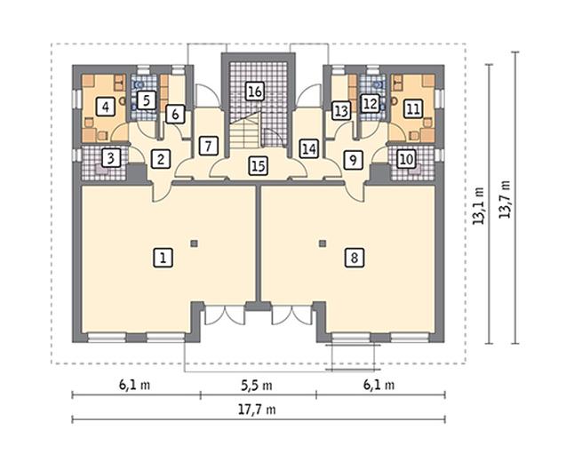 Budynek usługowy z częścią mieszkalną UC51