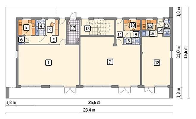 Budynek usługowy z częścią mieszkalną UC69a