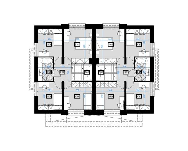 Projekt domu AI02 (bliźniak)