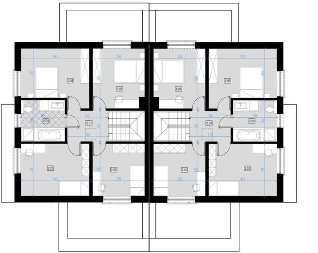 Projekt domu AI05 (bliźniak)
