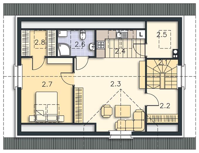 Garaż z częścią mieszkalną