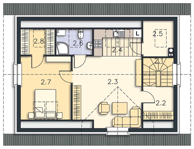 Garaż z częścią mieszkalną