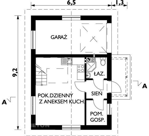Garaż M7 (z częścią mieszkalną)