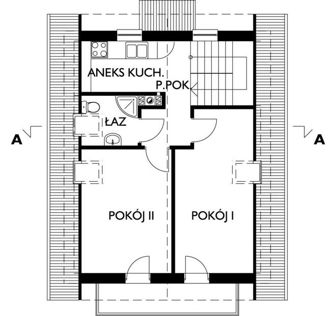 Garaż M8 (z częścią gospodarczą i poddaszem)